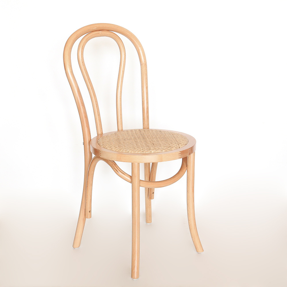 Stackable bentwood oak wood thonet dining chair