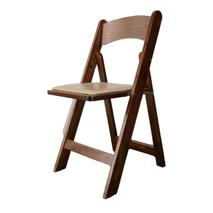 Best Selling Wooden Folding Chairs Weeding Chairs Kids Folding Event Party Chair with Padded Seat