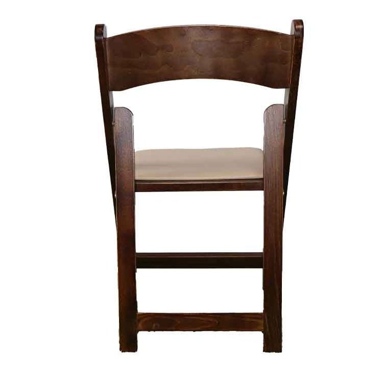 Best Selling Wooden Folding Chairs Weeding Chairs Kids Folding Event Party Chair with Padded Seat