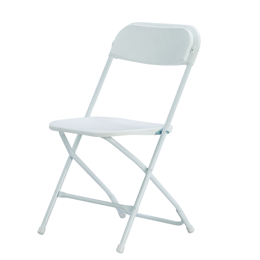 outdoor modern Garden furniture camping White party event metal plastic folding chair