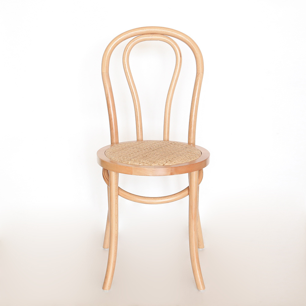 Stackable bentwood oak wood thonet dining chair