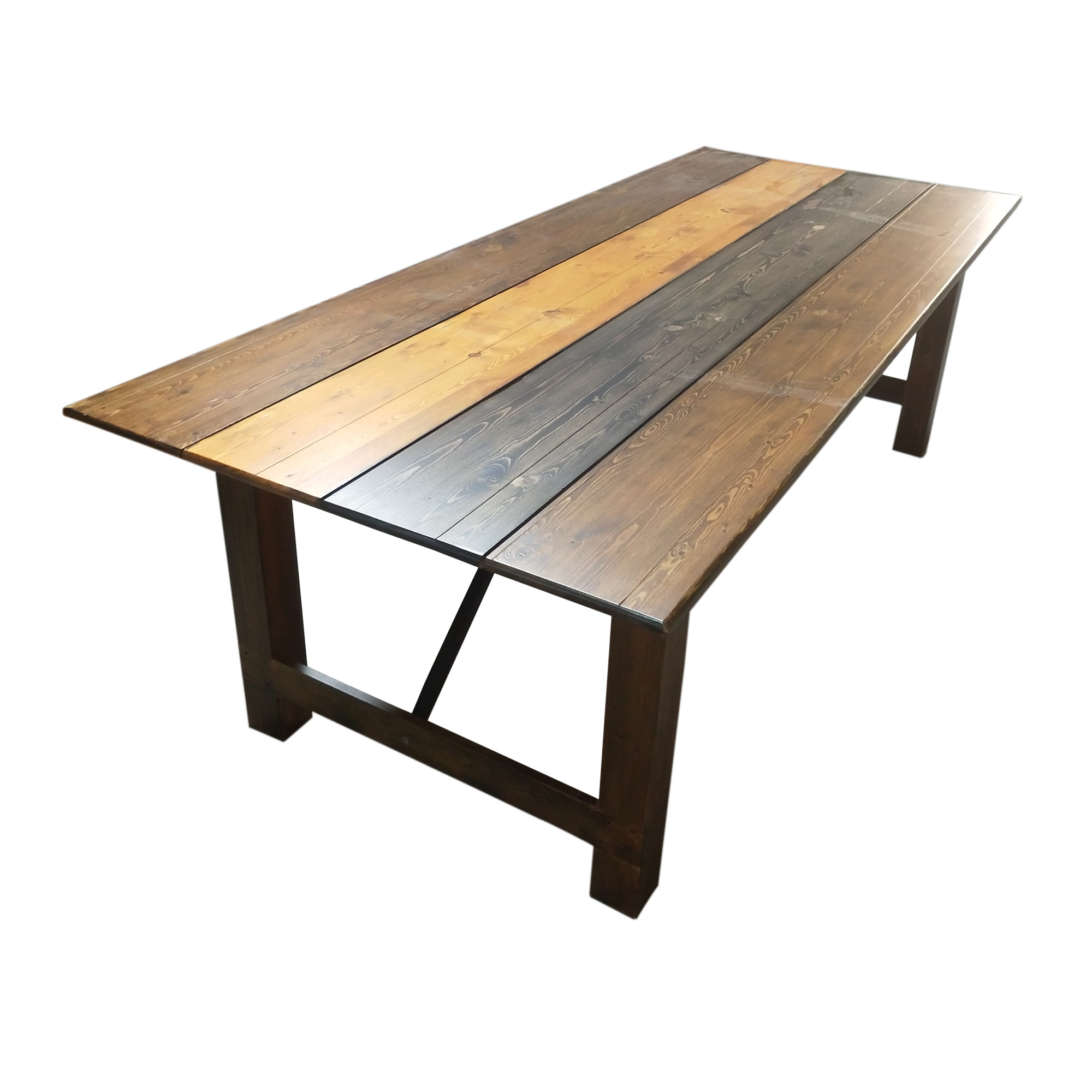 Hotel and Restaurant Solid Wood Banquet Farm Table for Event Dining