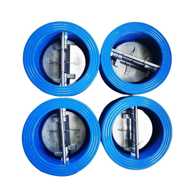 spring loaded check valve basement floor drain non return valve dual plate one way check valve