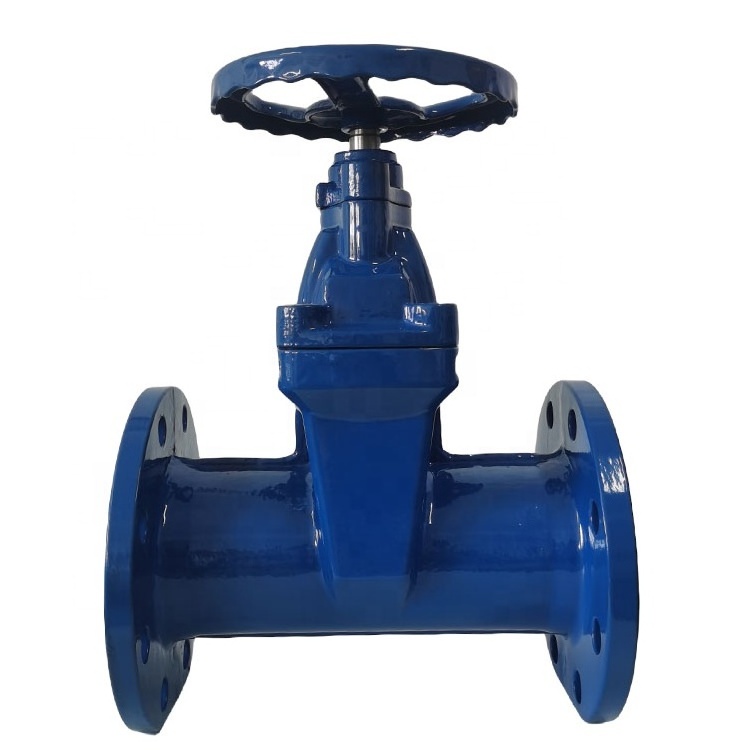 dn40-dn1200 bs 5163 double flanged gate valve dn300 pn16 & dn200 pn16 din 3202 f4 resilient seat gate valve