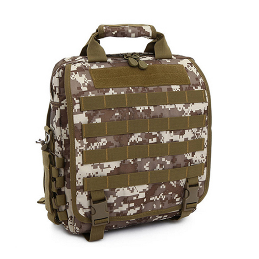 Multi-Function Computer Bag Tactical Laptop Case Side Briefcase Handbag Tactical Backpack