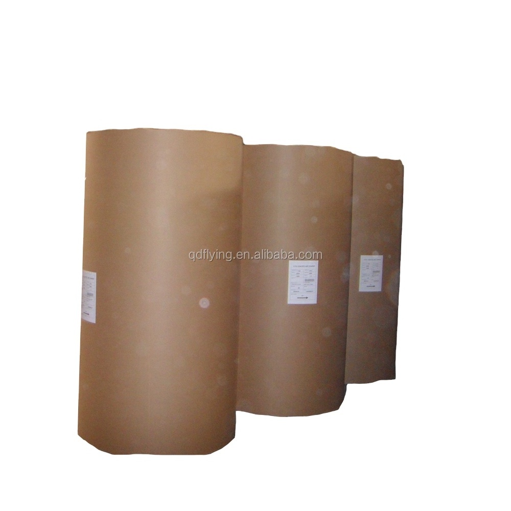 100-400g C2S art paper Couche paper printing chrome papel 700*1000mm sheets