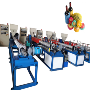 Plastic Foam EPE Extruder Extrusion PE Line Fruit Net Making Machine