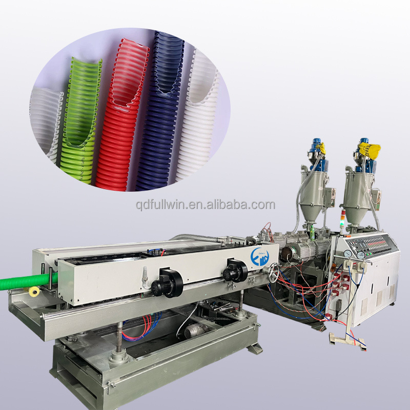 Fullwin Hot Selling PE PP Double Wall Corrugated Pipe Making Machine / HDPE Double Wall Corrugated Pipe Production Line