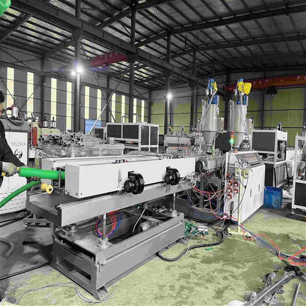 Fullwin Hot Sale PVC 110-315mm Plastic Drip Irrigation Pipe Production Line PVC Twin Screw Extruder Machine