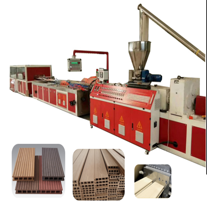 FULLWIN PE PP WPC Out Door Wpc Decking Board Extrusion Machine