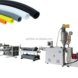 Fullwin 2024 Hot Sale PE Pipe Single wall Corrugated Pipe making machine HDPE corrugated pipe permeation tube extrusion line