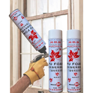 Filling PU Spray Polyurethane Foam for Mounting Window and Door