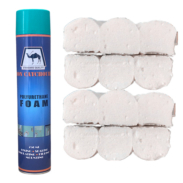 Pu Foam 750ml Pu Foam Used For Building And Construction factory price Polyurethane Foam Liquid Glue Adhesive Glue