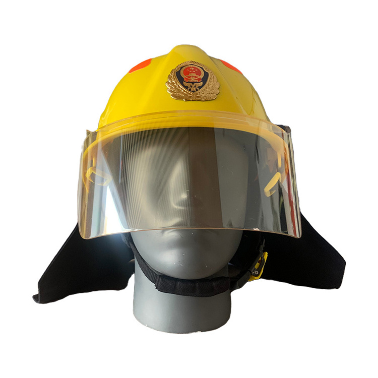 Fire Fighting Rescue Equipment Flashlight Professional Firefighter Helmet For Emergency Rescue