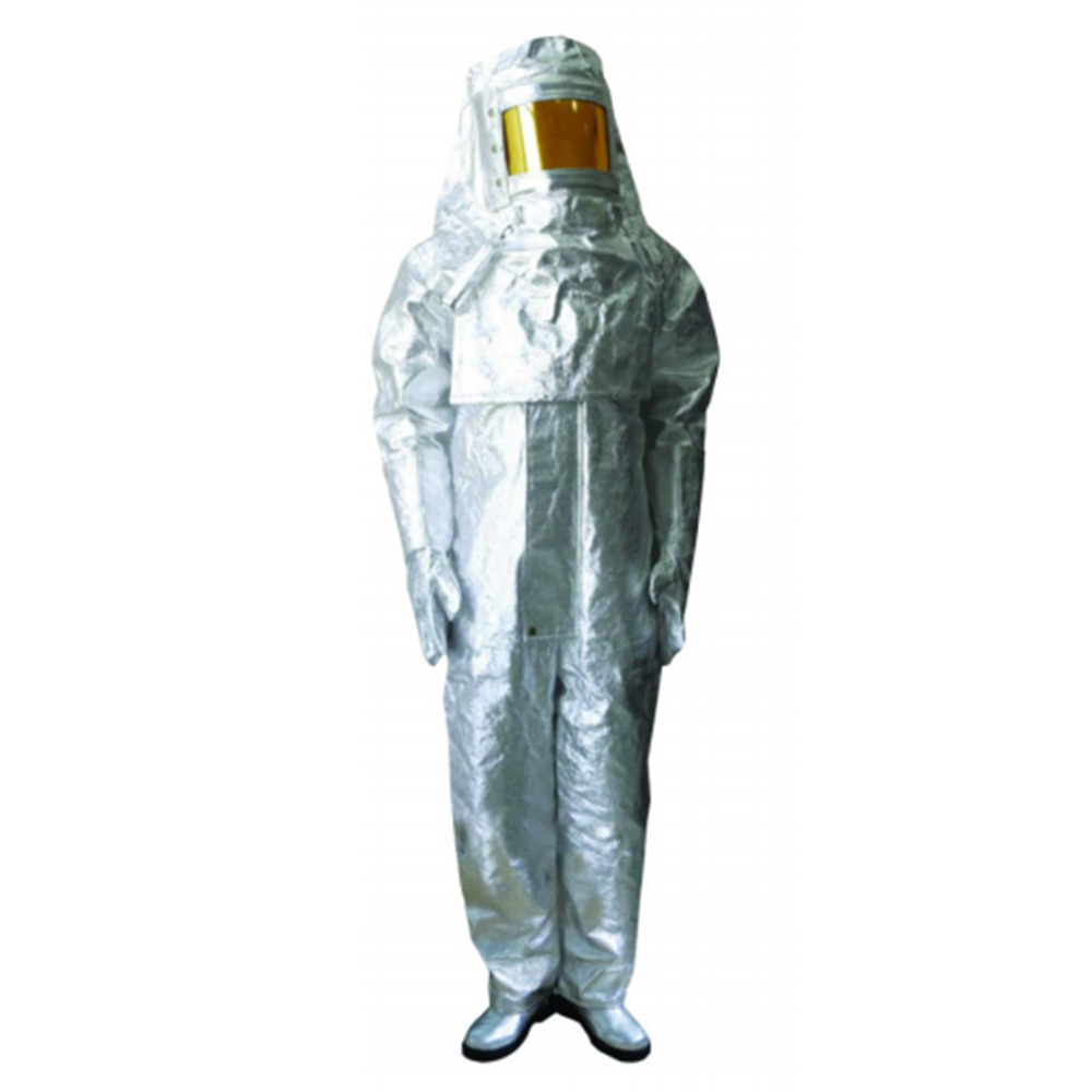 Fire Entry Suit Composite Aluminum Foil Fireproof Suit Heat Insulation High Temperature Resistant Suit