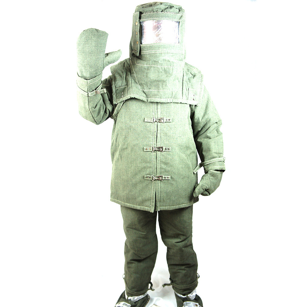 Fire Entry Suit Composite Aluminum Foil Fireproof Suit Heat Insulation High Temperature Resistant Suit