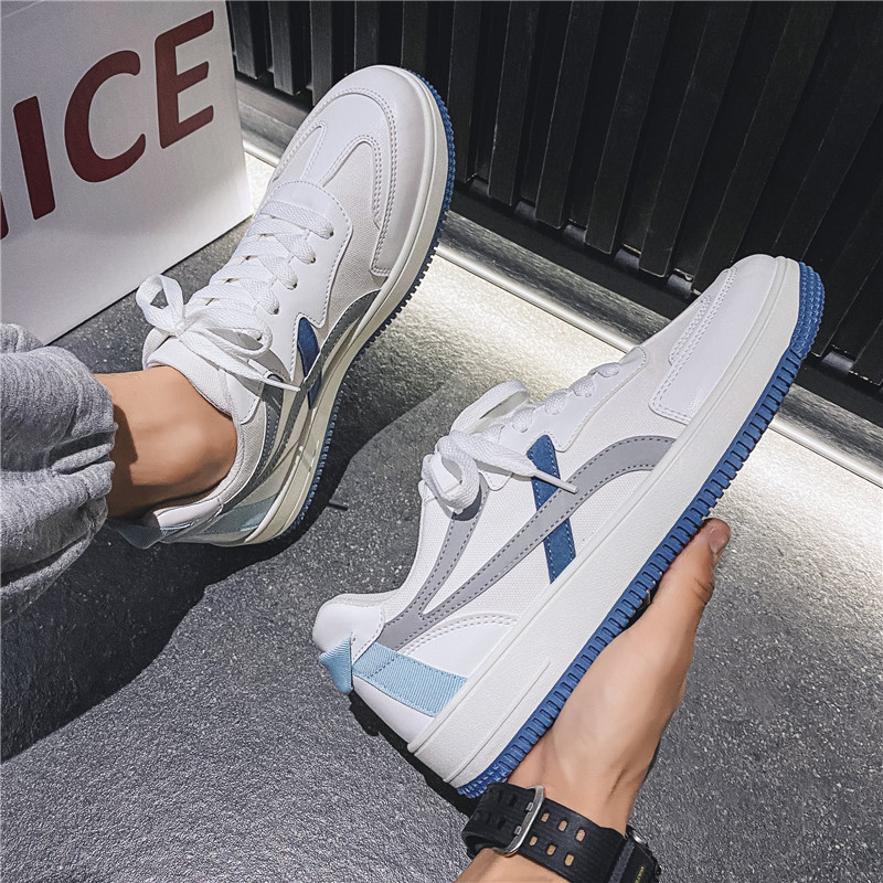 2022 updating low price wholesale no logo custom men casual sport shoes blank white thick sole leather upper fashion sneakers