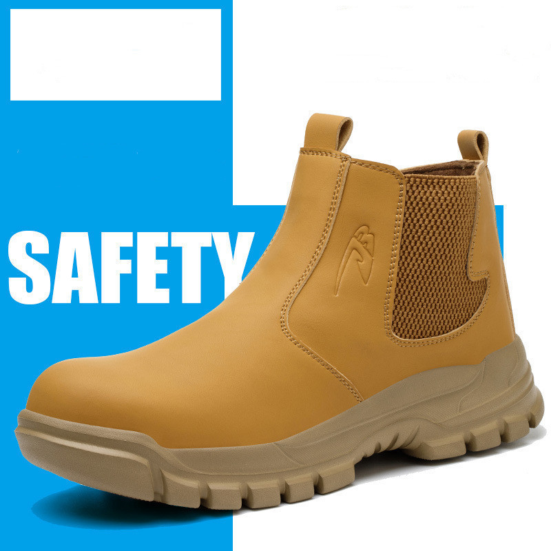 High Quality Steel Toe Anti-slip Working Safety Shoes Anti Static Construction Lightweight Gaomi Wholesale Welding Safety Boots