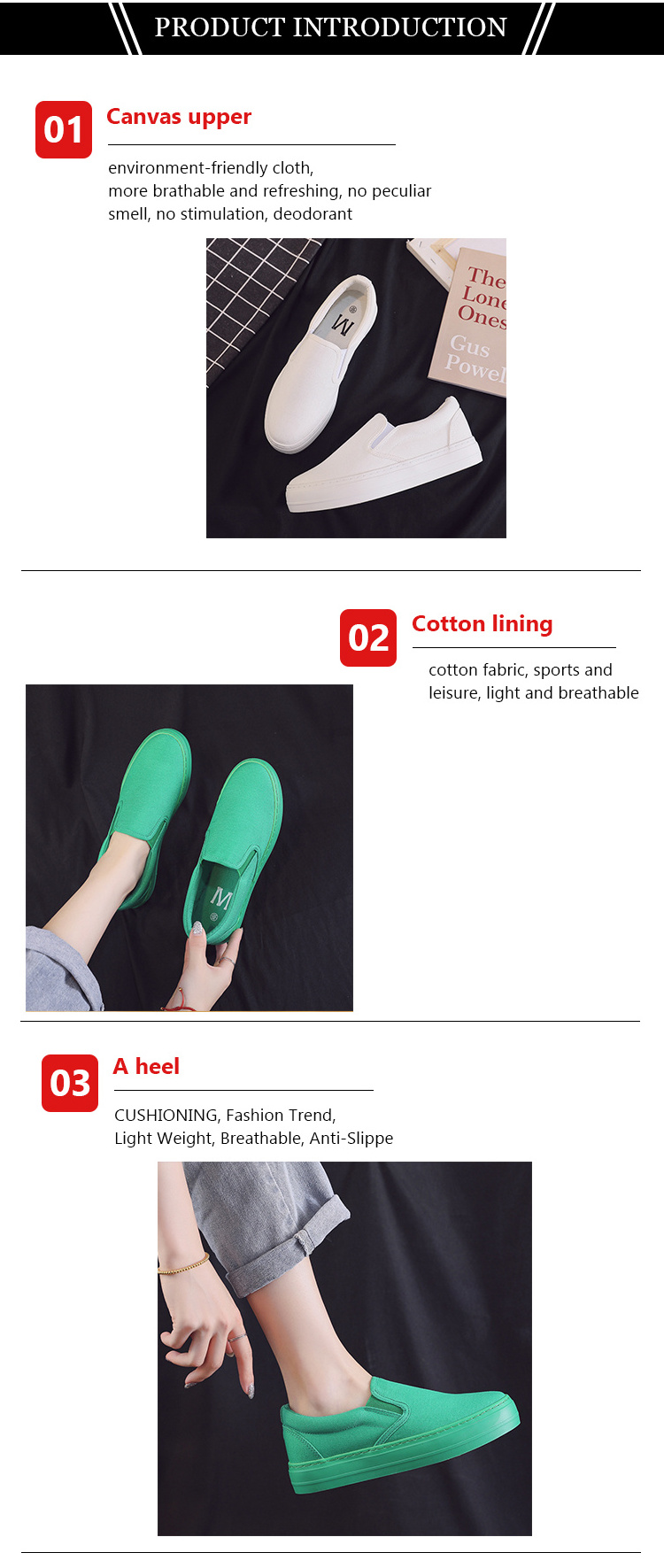 China wholesale footwear manufacturer summer yellow flat bulk canvas sneakers rubber sole slip on platform women's casual shoes