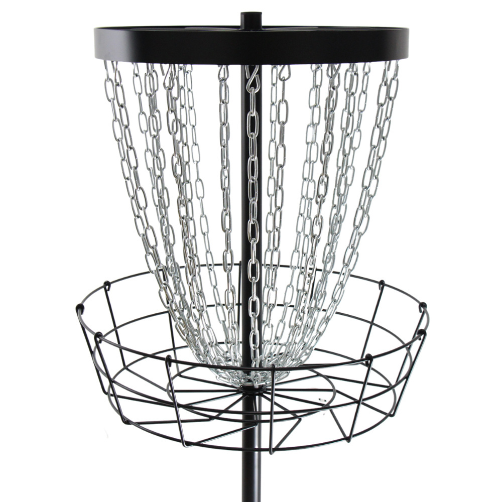 Disc Sports Black Hole Pro 24 Chain Disc Golf Basket with Transit Bag