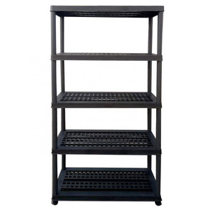 Boltless Warehouse Store Home Garage Plastic Shelving 5 Layer Tier Sheet Storage Shelves Rack Plastic 5 Shelf Unit