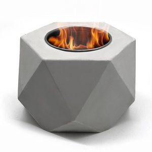 Alcohol Bio Household Ethanol Stove Outdoor Indoor Mini Fire Bowl Concrete Tabletop Fireplace