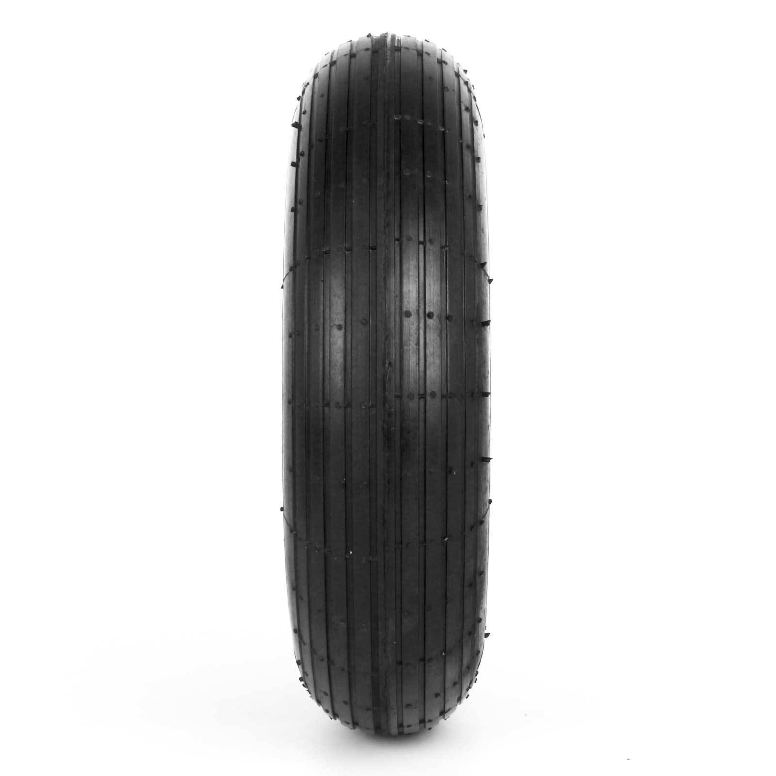 13x400-6 Pneumatic Tire and Wheel, with Sealed Bearings for Wheelbarrows Trolley Dolly Garden Wagon Cart Wheel Replacement