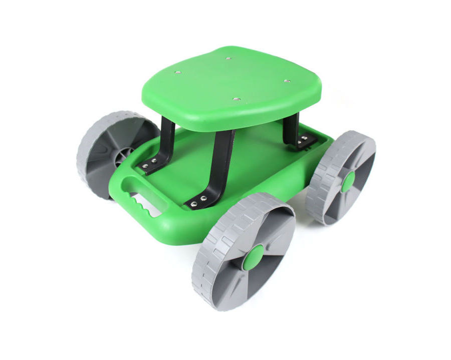 Garden Cart Rolling Stool Gardening Seat with Wheels for Weeding, Planting, Lawn Care Yard Tools