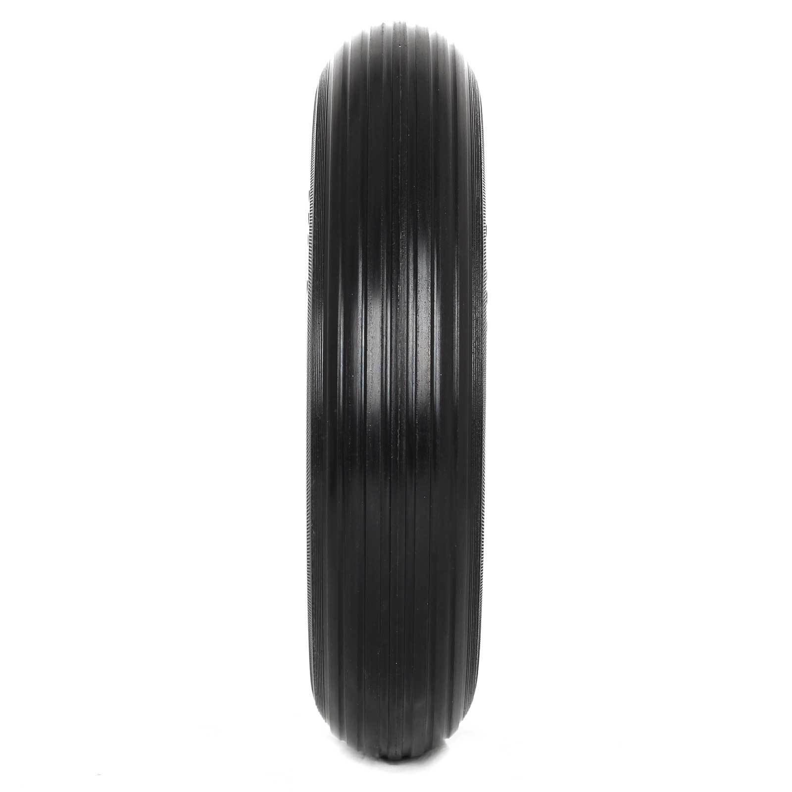 14.5 Inch 3.50-8 PU Foam Flat-free Solid Tire and Wheel, with 5/8