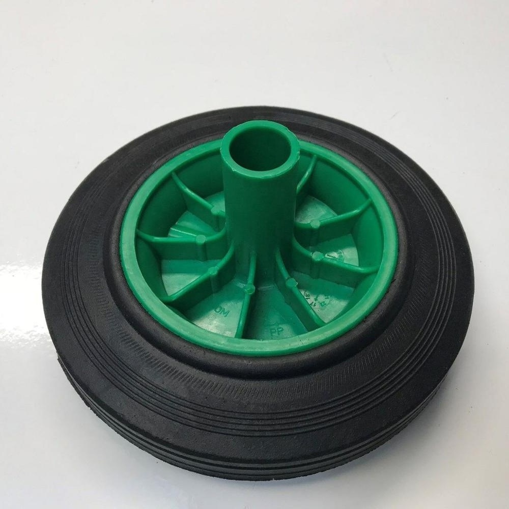 COLOURED REPLACEMENT WHEELIE BIN WHEEL / WHEELS 200/50-100 / WHEELIE BIN AXLE