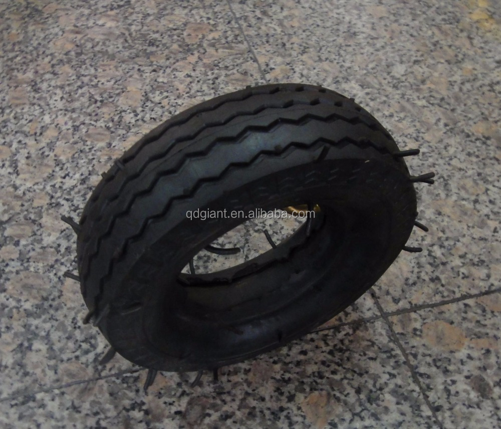 China small cheap rubber wheels with metal rim 6