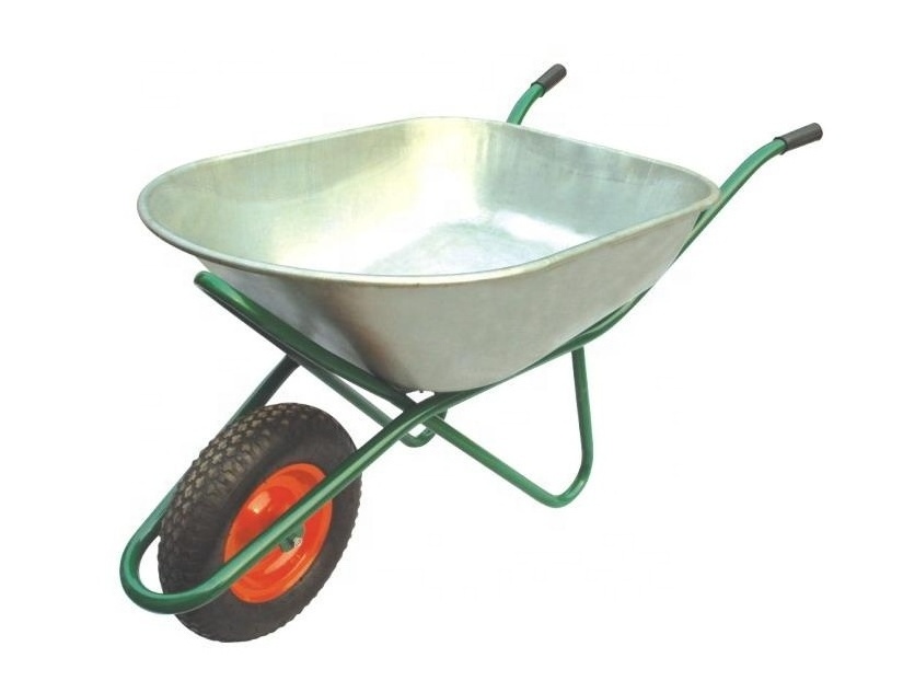 WB6418 Heavy Duty Garden Construction Tools Industrial Steel Wheelbarrow