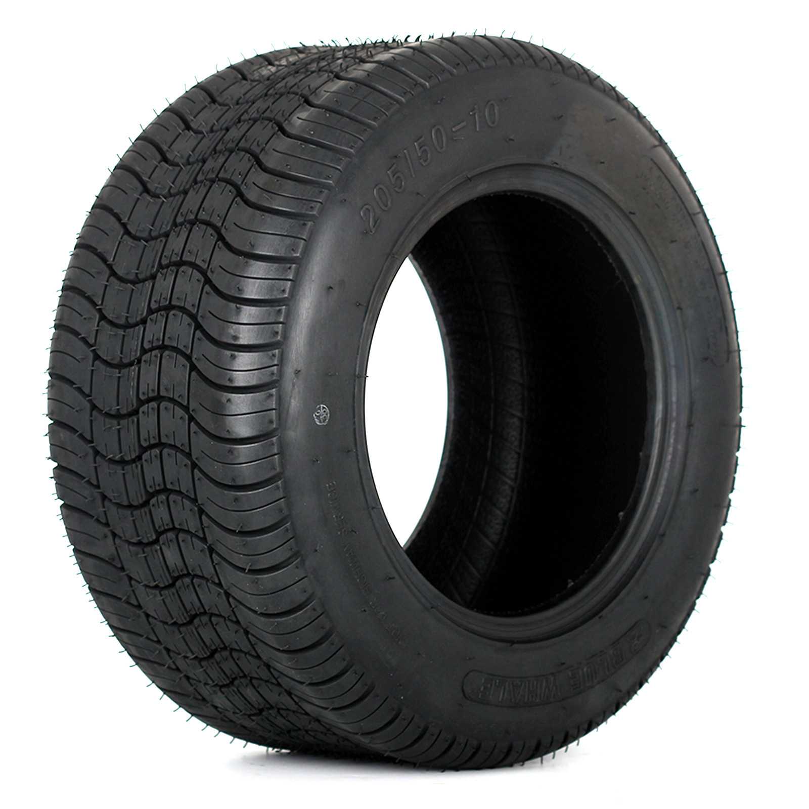 Golf Cart UTV Wheel Tires, 205/50-10 Pneumatic Rubber Tubeless Tires for ATV Lawn Mower Utility Turf Garden Golf Cart