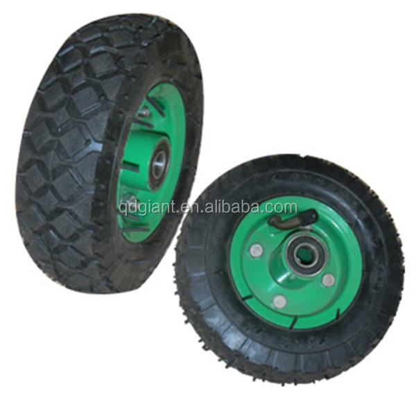 China small cheap rubber wheels with metal rim 6