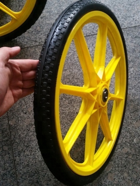 20 inch plastic rim bicycle PU Tire and wheels for sale