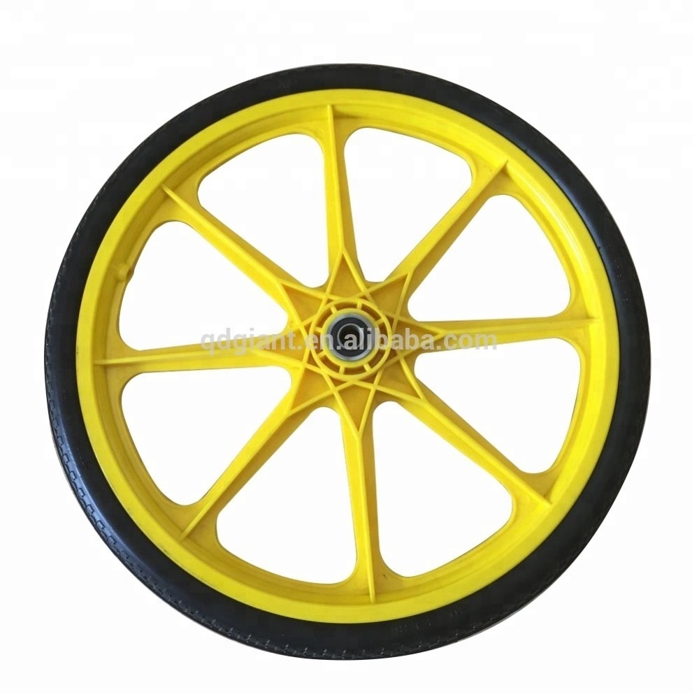 20 inch plastic rim bicycle PU Tire and wheels for sale