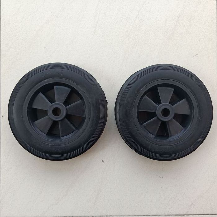 5 inch PVC wheels with Plastic rims 5