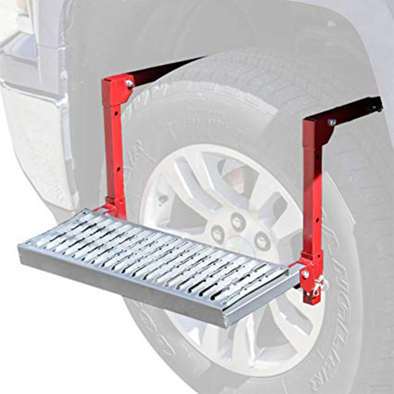 Portable Folding Truck Tire Steel Service Step Ladder