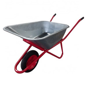 WB6418 Heavy Duty Garden Construction Tools Industrial Steel Wheelbarrow