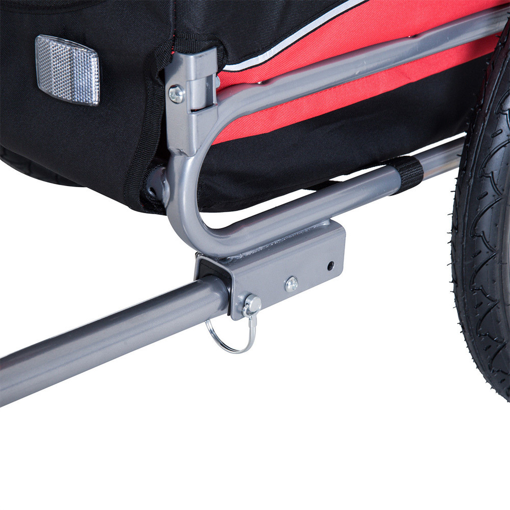 Folding Dog Bike Trailer  Waterproof Pet Bicycle Jogger Travel Carrier