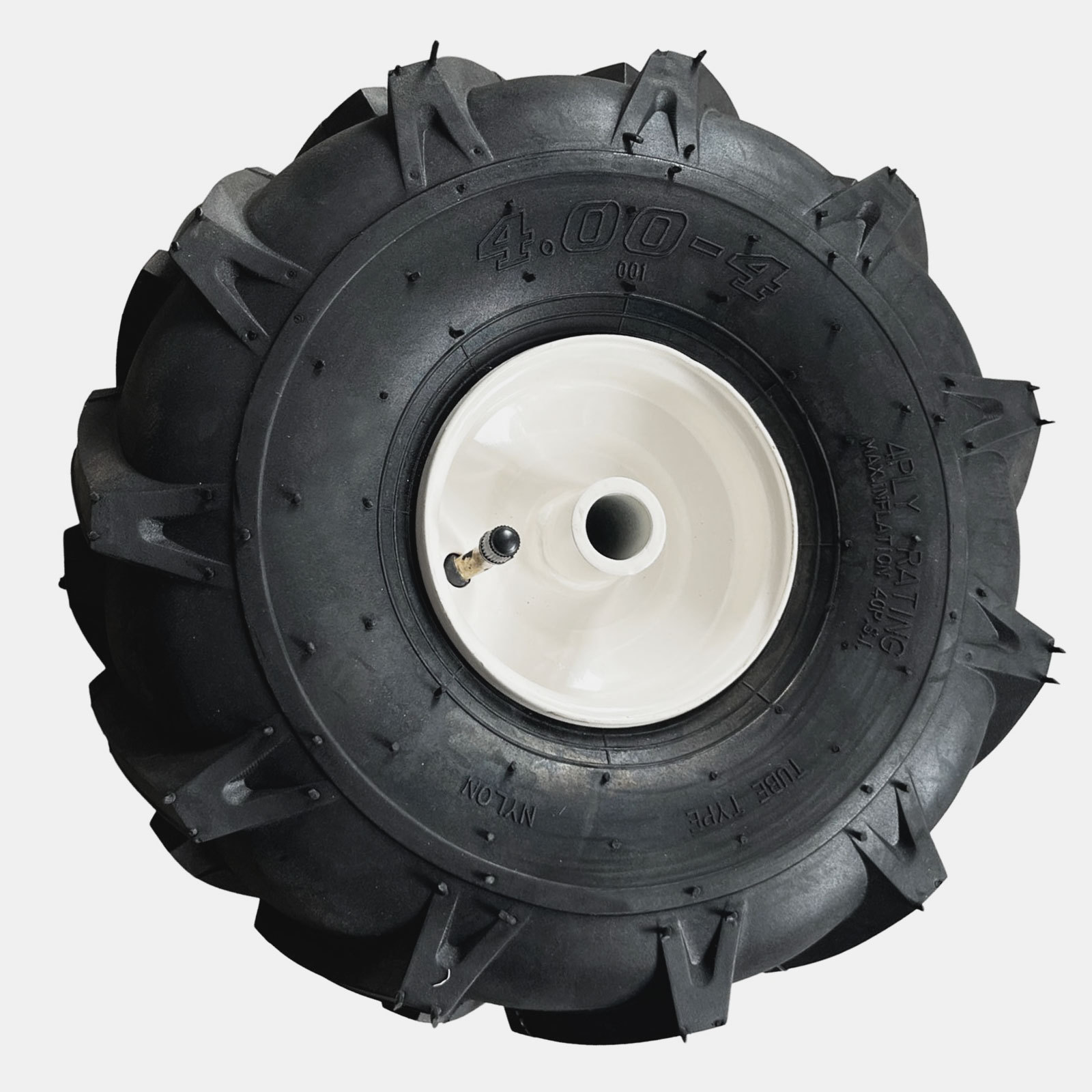 11 inch 4.00-4 Tiller Tire and Rim Cultivator Agriculture mini Tiller Replacement Wheel and Tire Pneumatic Wheel