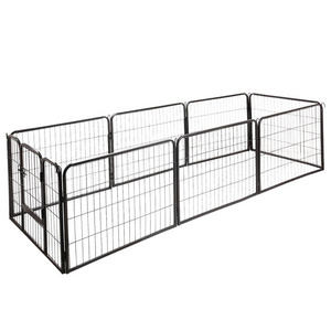 Pet Playpen Puppy Playpen Kennels Dog Fence Exercise Pen Gate Fence Foldable Dog Crate 8 Panels 16 Panels for Pet Animals