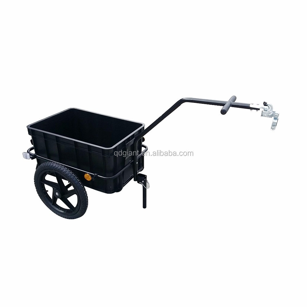 Steel Foldable Bicycle Bike Cargo Cart Luggage Foldable Trailer Bike Trailer Cargo Cart