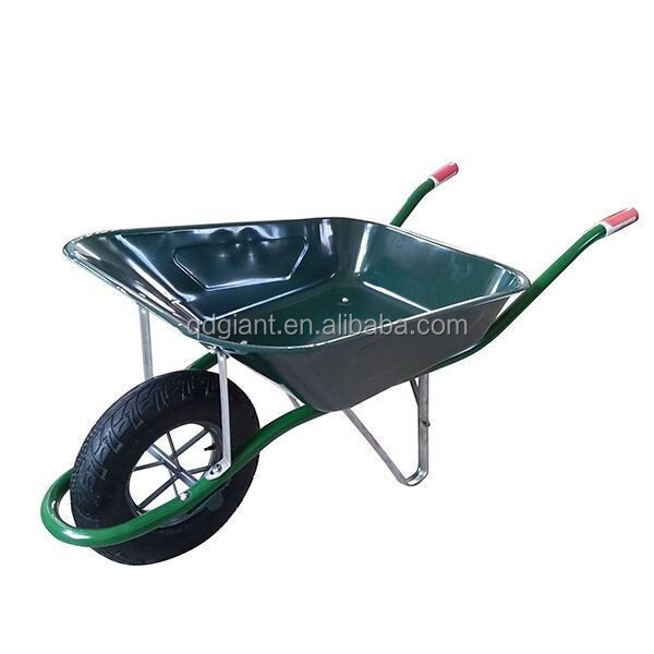 Cement trolley, construction and garden wheelbarrow