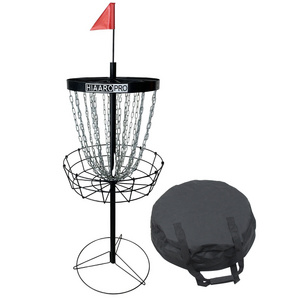 Disc Sports Black Hole Pro 24 Chain Disc Golf Basket with Transit Bag