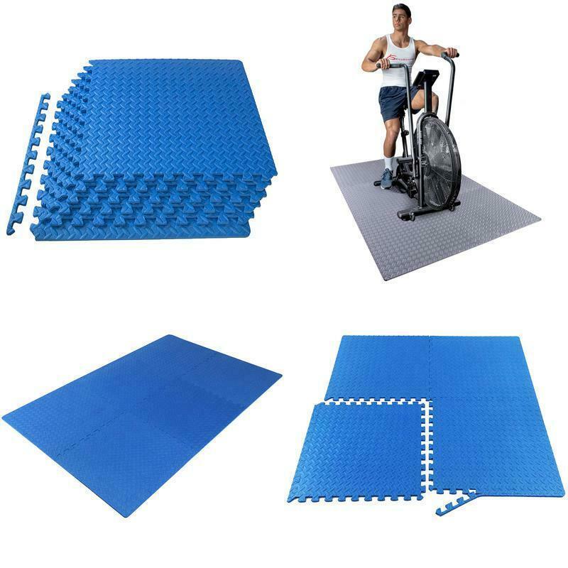 INTERLOCKING EVA FOAM FLOOR PUZZLE GYM MATS PUZZLE MAT FOR EXERCISE WORKOUT MAT