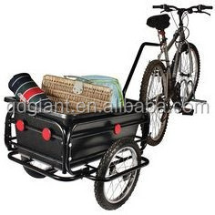 Steel Foldable Bicycle Bike Cargo Cart Luggage Foldable Trailer Bike Trailer Cargo Cart