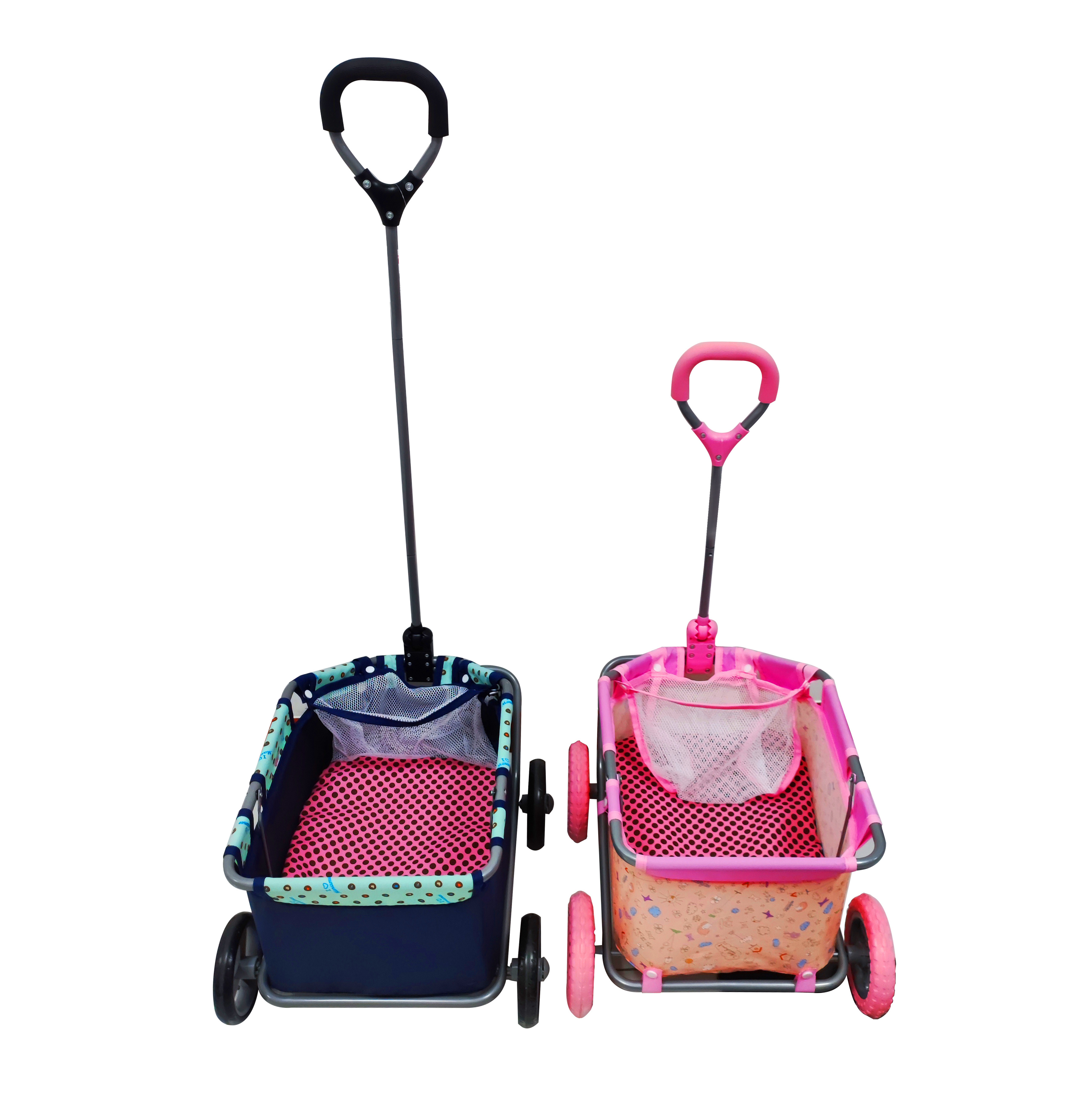 Kids toys Pet Dog Cat Travel Carriage Outdoor Cart   Foldable Folding Trolley Wagon Cart for Kids