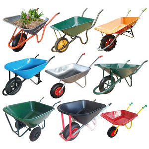 Wheelbarrow Heavy Duty, Carretilla, Wheel Barrow, Metal Wheelbarrows for Construction, Industrial, Garden