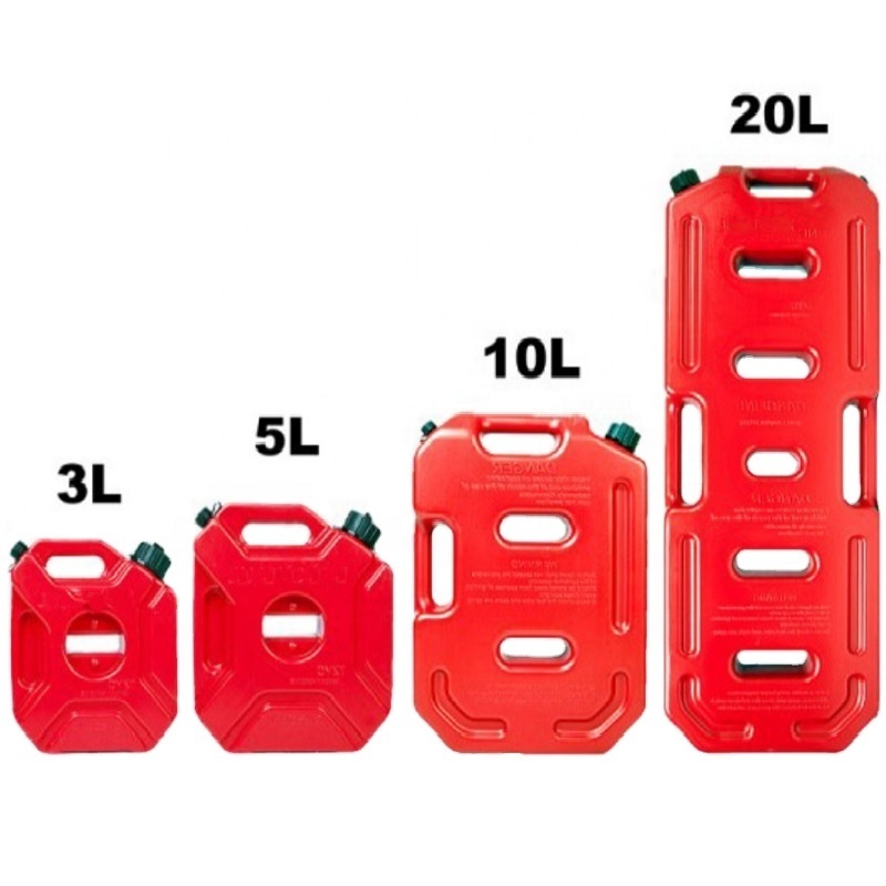 3L/5L/10L/20L/30L customized plastic Tank container petrol can portable gasoline fuel tank offroad drive desert jerry can